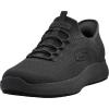 Skechers Mens Summits Colsin Sr Hands Free Slip -Ins(Charcoal/Black)