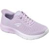 Skechers Womens Go Walk Flex Hands Free Slip-ins-Grand Entry Sneaker(Lavender/Aqua)