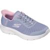 Skechers Womens Go Walk Flex Hands Free Slip-ins-Grand Entry Sneaker(Periwinkle)