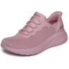 Skechers Women’s Hands Free Slip-ins Bobs Squad Chaos-Daily Inspiration Sneaker(Rose)
