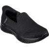 Skechers Womens Women’s Hands Free Slip-ins Go Walk Flex-relishSneaker(Black)