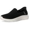 Skechers Womens Women’s Hands Free Slip-ins Go Walk Flex-relishSneaker(Black/White)