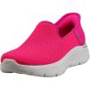 Skechers Womens Women’s Hands Free Slip-ins Go Walk Flex-relishSneaker(Hot Pink)