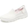 Skechers Womens Women’s Hands Free Slip-ins Go Walk Flex-relishSneaker(Off-white)