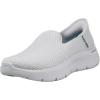 Skechers Womens Women’s Hands Free Slip-ins Go Walk Flex-relishSneaker(White)