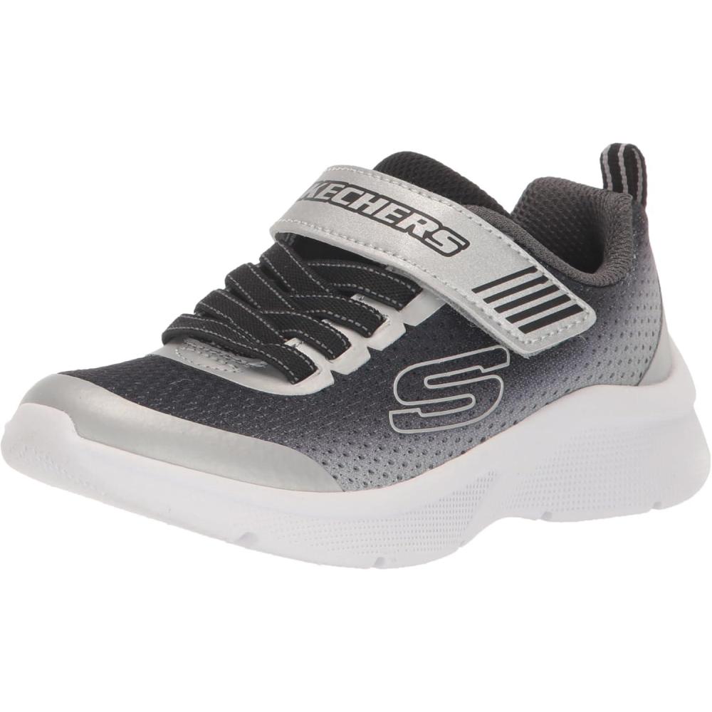 imageSkechers Boys Microspec  ZorvaBlackSilver