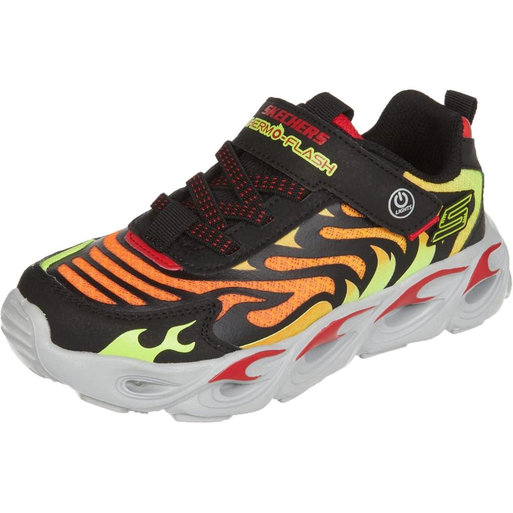 imageSkechers Boys ThermoFlash SneakerBlackRed