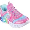 Skechers Girls Infinite Heart Lights-Eternal Shimmer(Pink/Multi)