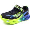 Skechers Boys’ Thermo-Flash Sneaker(Black/Blue/Lime)