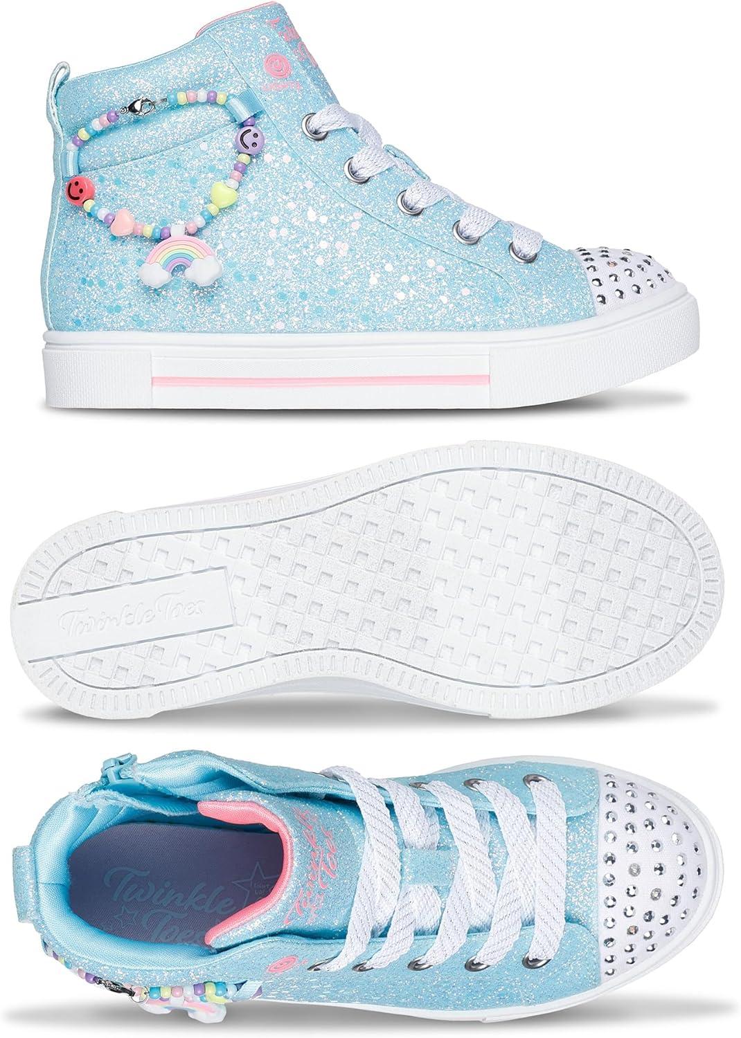 imageSkechers Girls Twinkle Sparks Charm BestieLightBlue