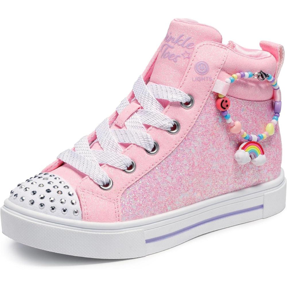 imageSkechers Girls Twinkle Sparks Charm BestiePink