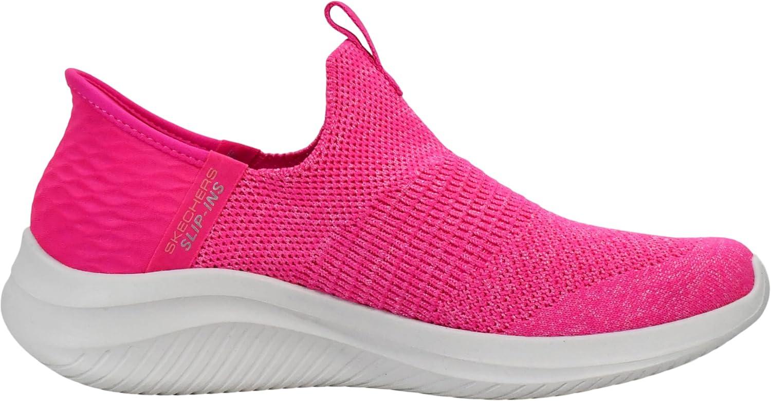 imageSkechers Womens Hands Free Slip Ins Ultra Flex 30 Smooth Step SneakerHot Pink