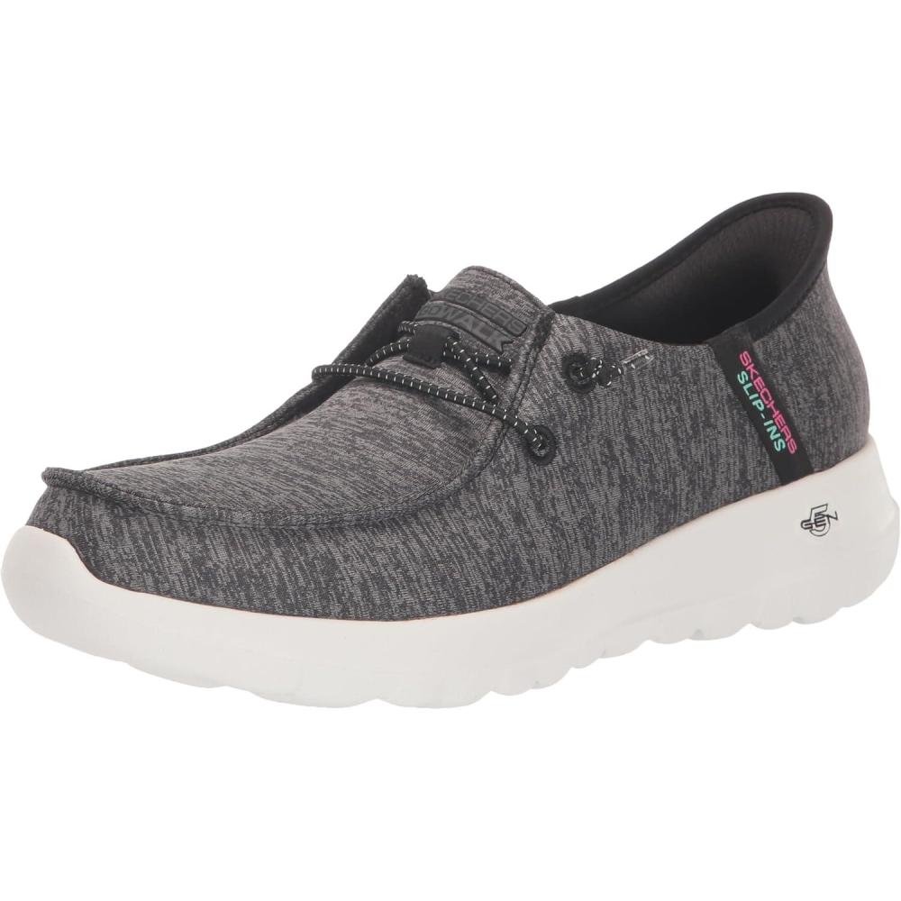 imageSkechers Womens Womens Hands Free Slipins Go Walk Joy Moc Toe Casual ShoeBlack