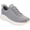 Skechers Men’s Bobs Squad Chaos Hands Free Slip-ins Sneakers(Grey)