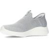 Skechers Women’s Hands Free Slip Ins Ultra Flex 3.0 Smooth Step Sneaker(Light Grey Knit Jersey Trim)