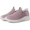 Skechers Women’s Hands Free Slip Ins Ultra Flex 3.0 Smooth Step Sneaker(Mauve Knit Jersey Trim)