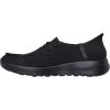 Skechers Womens Women’s Hands Free Slip-ins Go Walk Joy Moc Toe Casual Shoe(Black/Black)