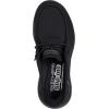 Skechers Womens Women’s Hands Free Slip-ins Go Walk Joy Moc Toe Casual Shoe(Black/Black)