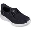 Skechers Womens Women’s Hands Free Slip-ins Go Walk Joy Moc Toe Casual Shoe(Black/White)