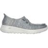 Skechers Womens Women’s Hands Free Slip-ins Go Walk Joy Moc Toe Casual Shoe(Grey)