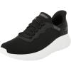 Skechers Men’s Bobs Squad Chaos Hands Free Slip-ins Sneakers(Black)
