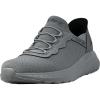 Skechers Men’s Bobs Squad Chaos Hands Free Slip-ins Sneakers(Dark Grey)