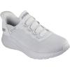 Skechers Men’s Bobs Squad Chaos Hands Free Slip-ins Sneakers(Light Gray)