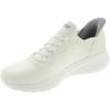 Skechers Men’s Bobs Squad Chaos Hands Free Slip-ins Sneakers(Off-white)