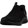 Skechers Women’s Hands Free Slip Ins Ultra Flex 3.0 Smooth Step Sneaker(Black/Hot Pink)