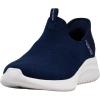 Skechers Women’s Hands Free Slip Ins Ultra Flex 3.0 Smooth Step Sneaker(Navy/Grey)