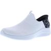 Skechers Women’s Hands Free Slip Ins Ultra Flex 3.0 Smooth Step Sneaker(White/Black/White)