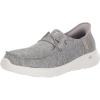 Skechers Womens Women’s Hands Free Slip-ins Go Walk Joy Moc Toe Casual Shoe(Light Gray)