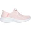 Skechers Women’s Ultra Flex 3.0 Slip-ins Sneakers(Light Pink Textile Trim)