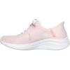 Skechers Women’s Ultra Flex 3.0 Slip-ins Sneakers(Light Pink Textile Trim)