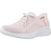 Skechers Women’s Ultra Flex 3.0 Slip-ins Sneakers(Light Pink Textile Trim)